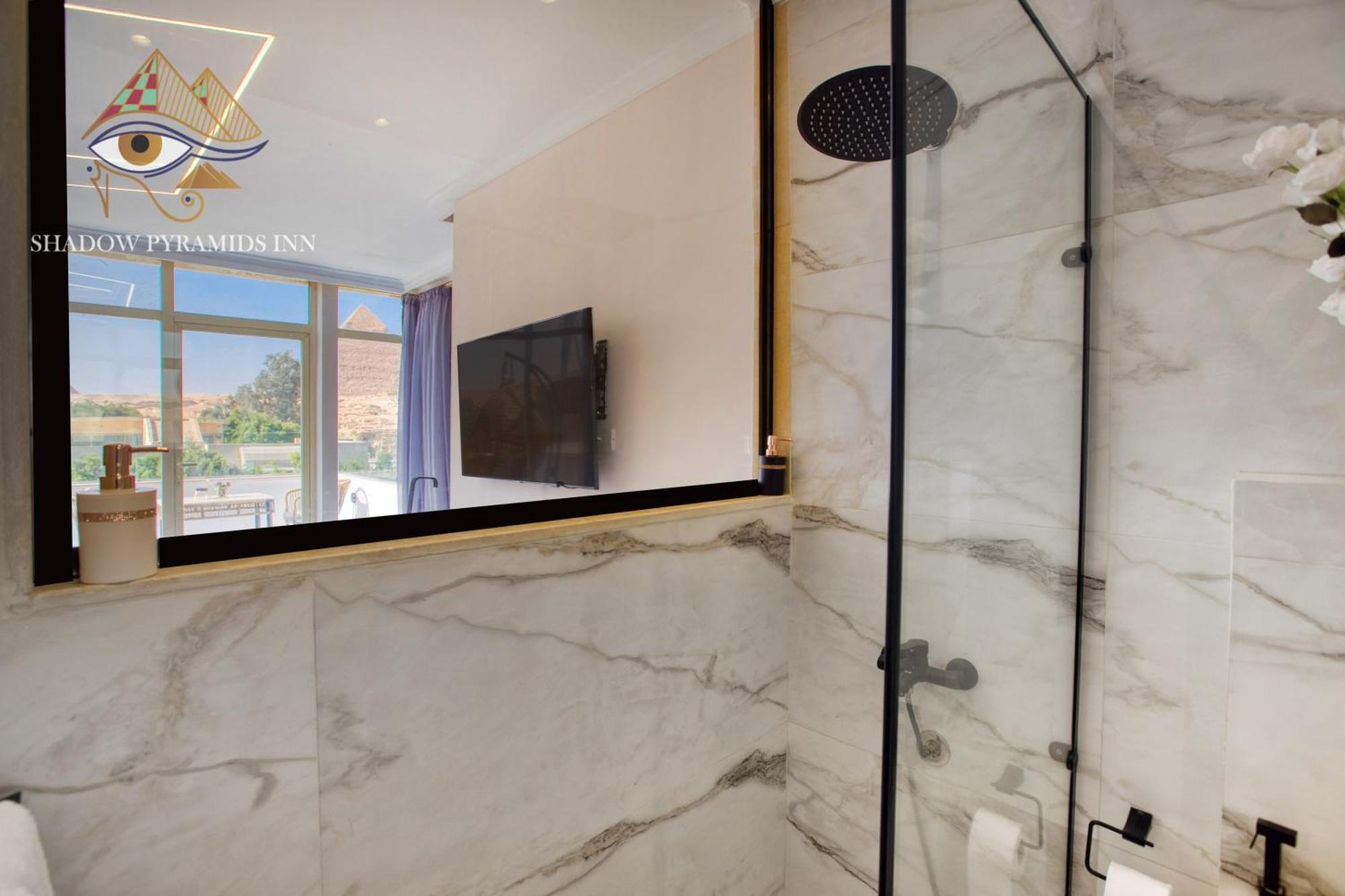 Shadow Pyramids Suites And Jacuzzi Kafret el-Gabal エクステリア 写真