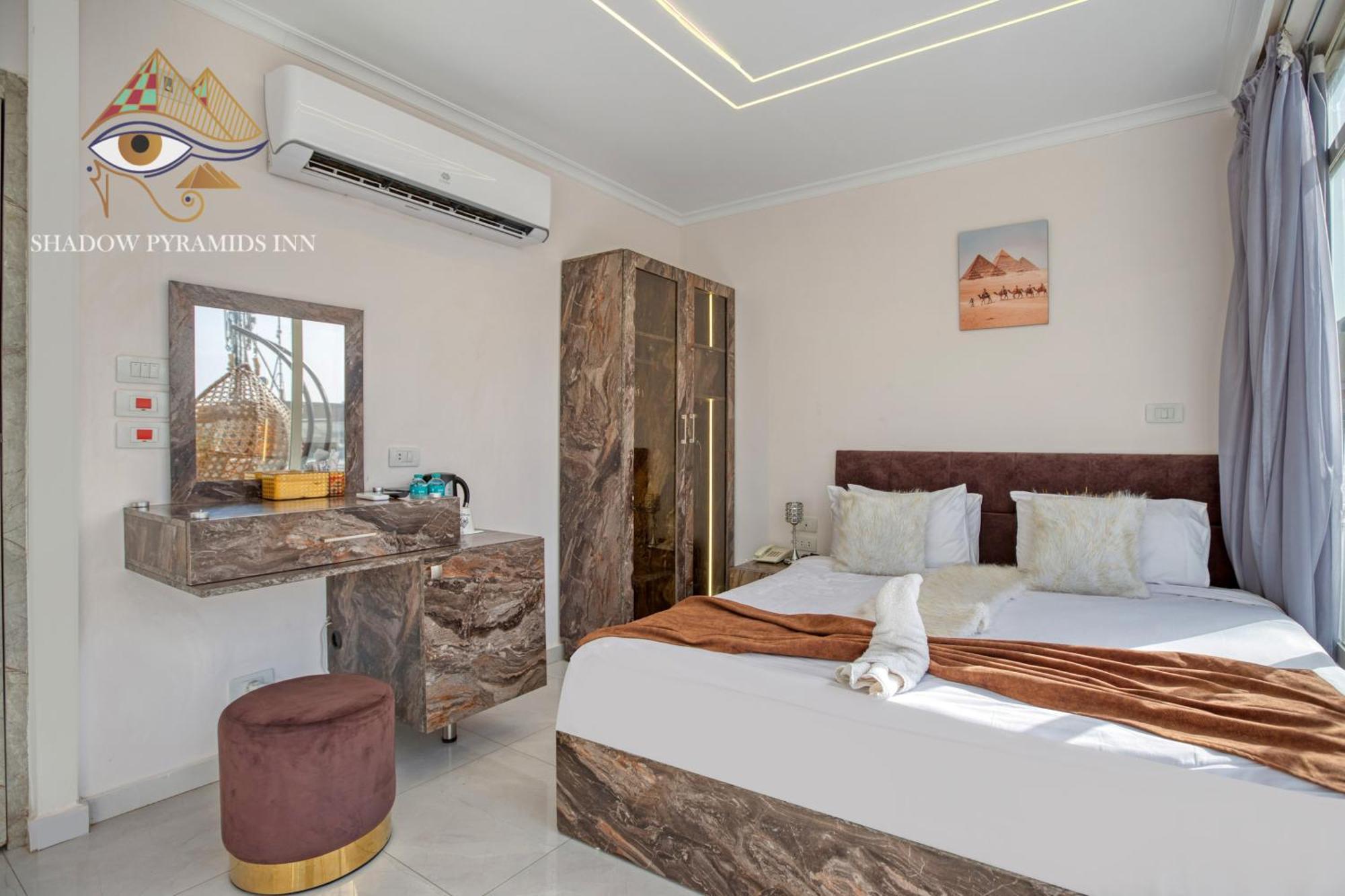 Shadow Pyramids Suites And Jacuzzi Kafret el-Gabal エクステリア 写真