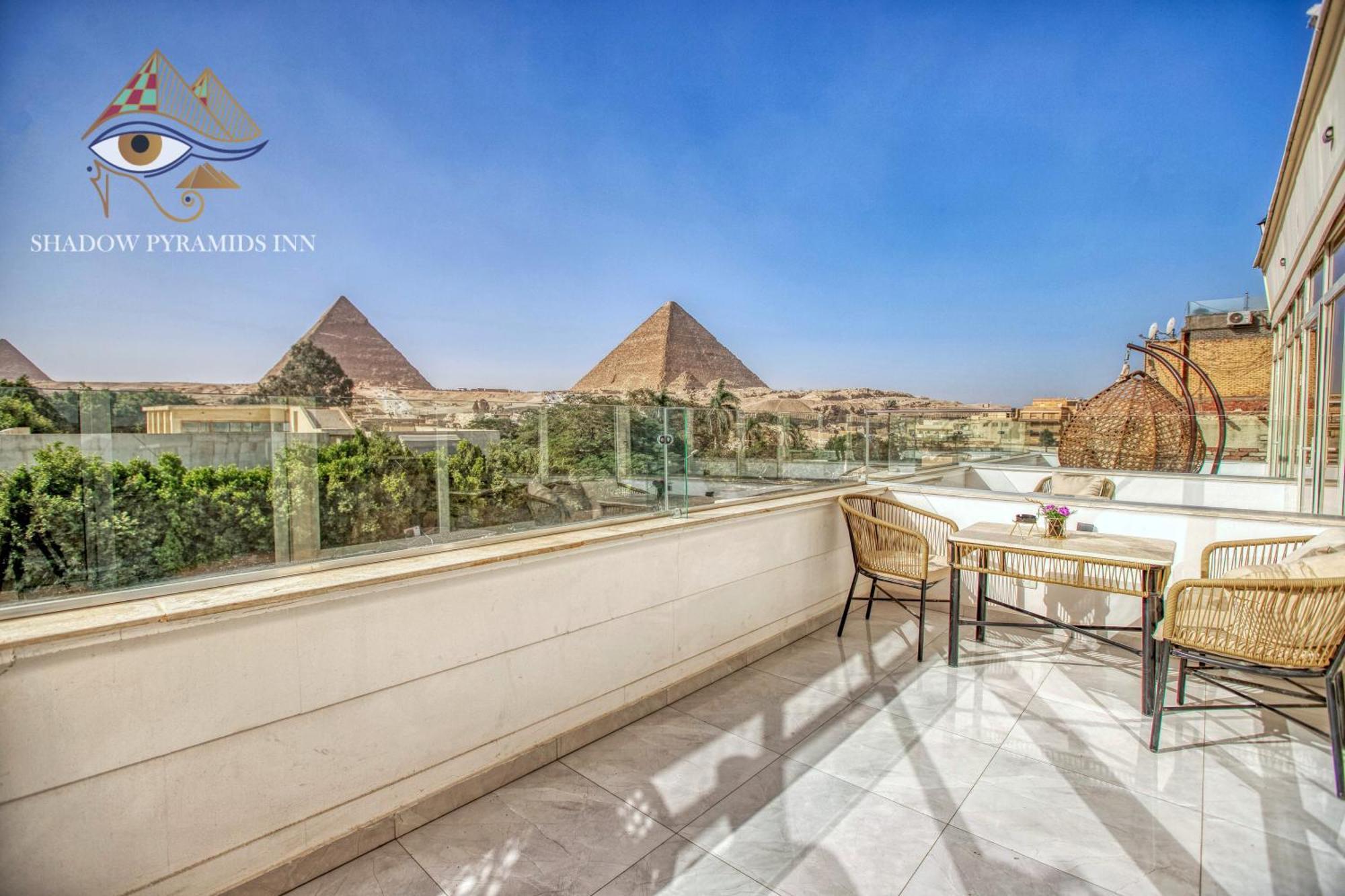 Shadow Pyramids Suites And Jacuzzi Kafret el-Gabal エクステリア 写真