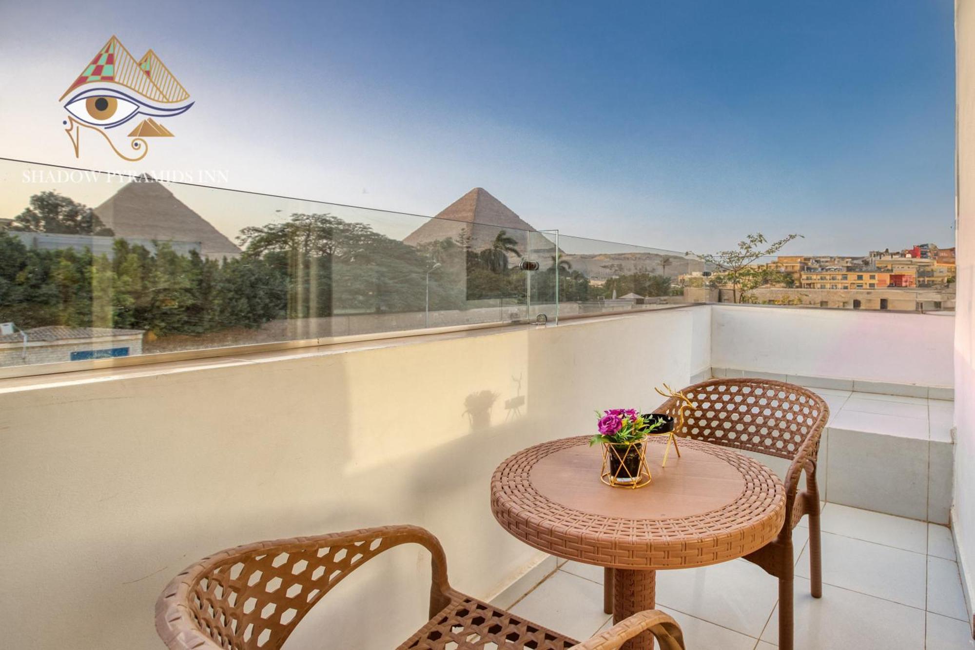 Shadow Pyramids Suites And Jacuzzi Kafret el-Gabal エクステリア 写真
