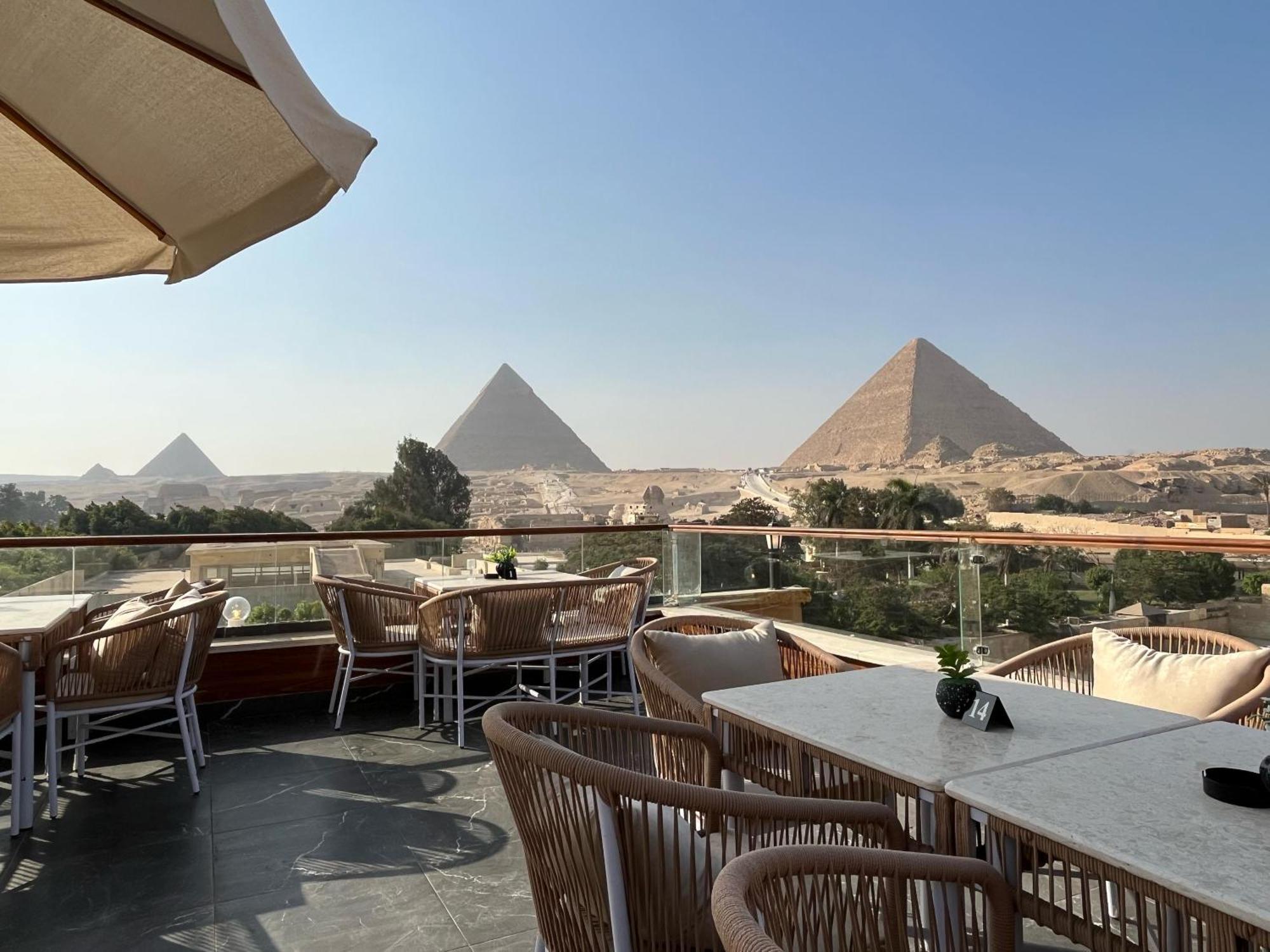 Shadow Pyramids Suites And Jacuzzi Kafret el-Gabal エクステリア 写真