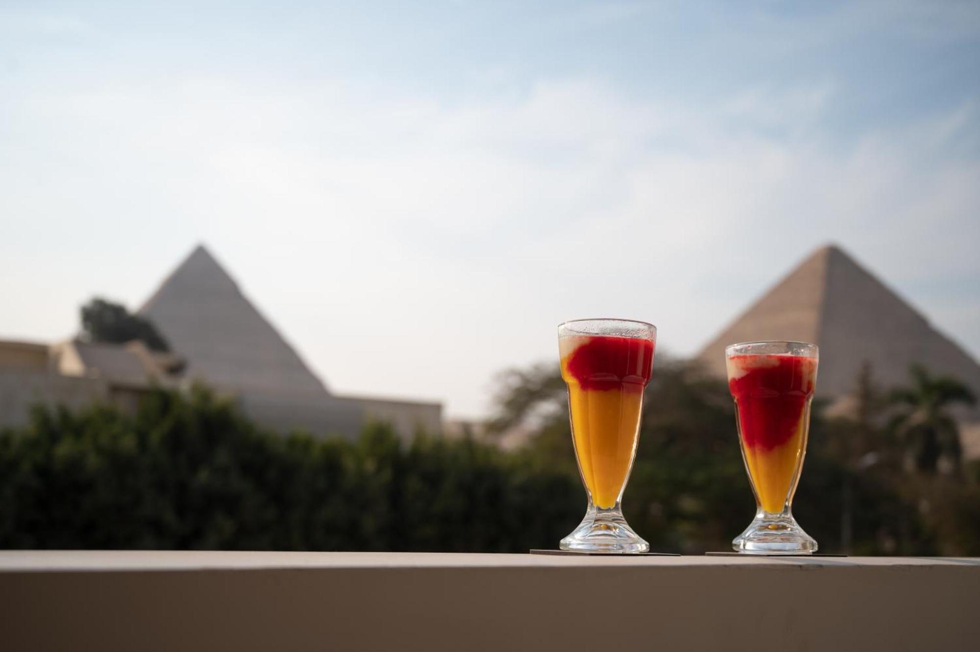 Shadow Pyramids Suites And Jacuzzi Kafret el-Gabal エクステリア 写真